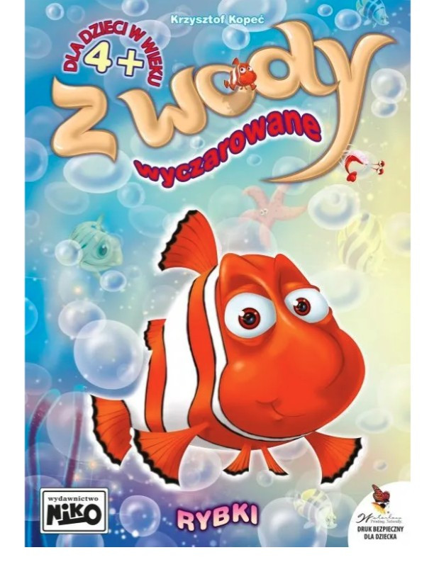 Malowanka wodna Z wody wyczarowane  NIKO
